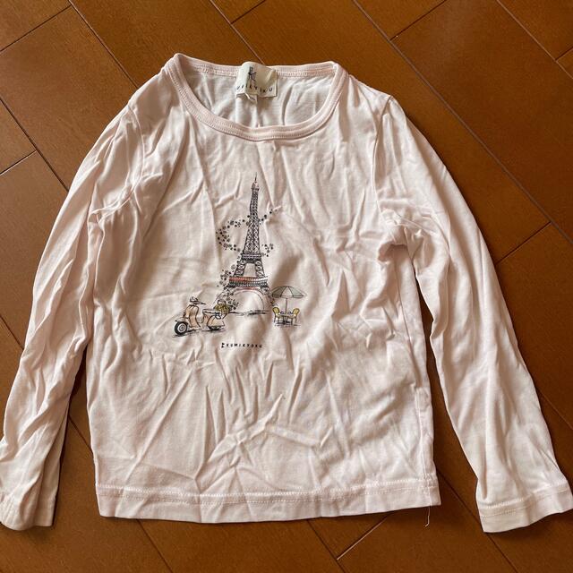 kumikyoku（組曲）(クミキョク)のクミキョク　長袖Ｔシャツ110センチ キッズ/ベビー/マタニティのキッズ服女の子用(90cm~)(Tシャツ/カットソー)の商品写真