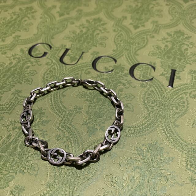Gucci - 週末限定値下げ!GUCCI インターロッキング ブレスレットの
