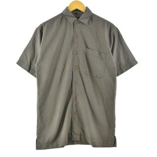 ディッキーズ(Dickies)の古着 ディッキーズ Dickies チェック柄 半袖 レーヨン×ポリ シャツ メンズM /eaa277153(シャツ)