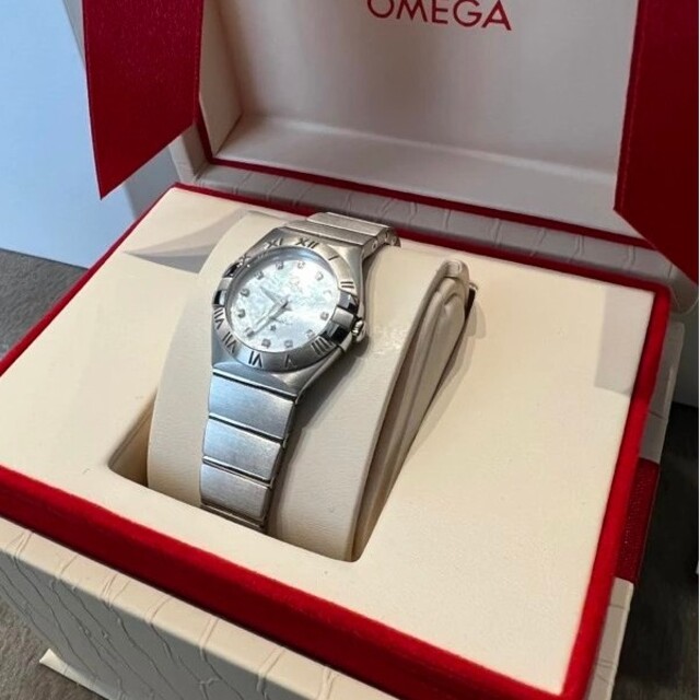 美品 オメガ OMEGA コンステレーション ブラッシュ クォーツ