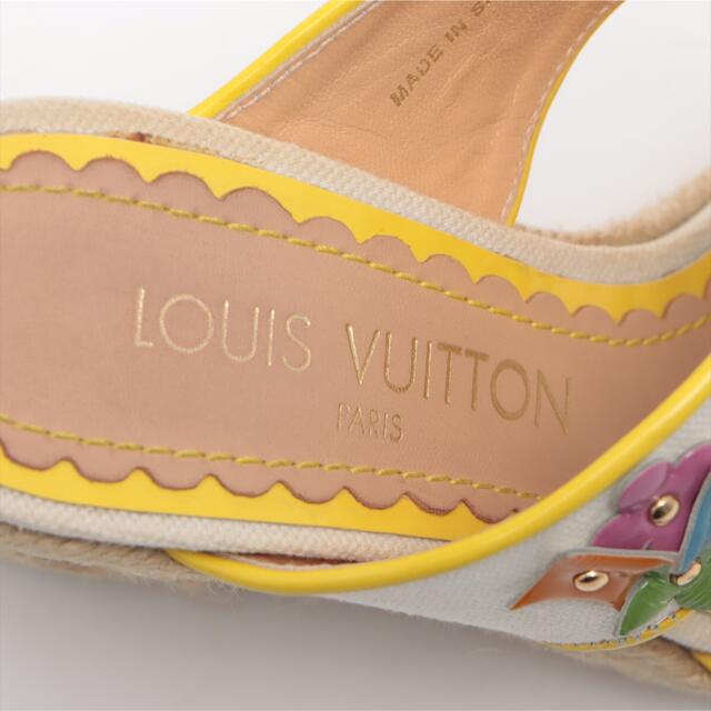 LOUIS VUITTON(ルイヴィトン)のLOUIS VUITTON モノグラムフラワー　ウエッジソールサンダル ♯35 レディースの靴/シューズ(サンダル)の商品写真