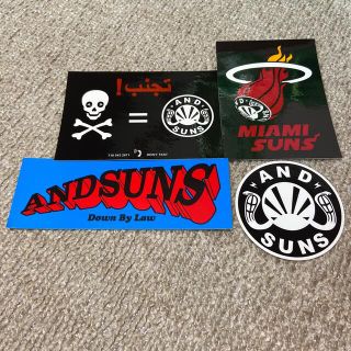 アンドサンズ(ANDSUNS)のANDSUNS 非売品 ステッカー4枚 アンドサンズ(その他)