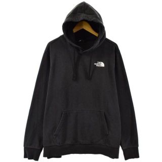 ザノースフェイス(THE NORTH FACE)の古着 ザノースフェイス THE NORTH FACE 両面プリント スウェットプルオーバーパーカー メンズXL /eaa273148(スウェット)