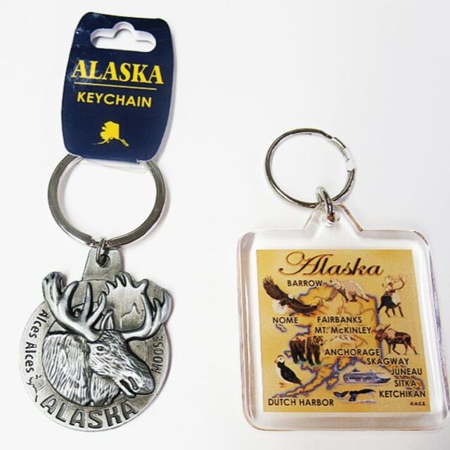 ALASKA(アラスカ)土産:アラスカ・カラートランプ+キーホルダー2個セットの通販 by GINNKAZE's shop｜ラクマ