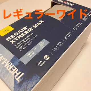 サーマレスト(THERMAREST)の新品未使用　ネオエアーXサーモマックス　RW レギュラーワイド(寝袋/寝具)