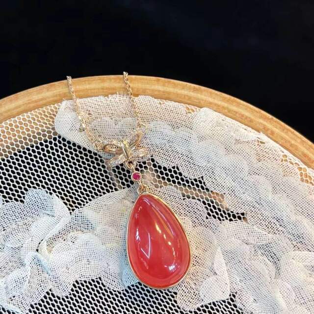 天然無処理 氷種 インカローズ ダイヤモンドリングk18 6.8g-