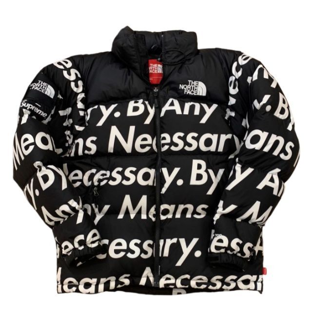 Supreme By Any Means Nuptse Jacket 黒 M