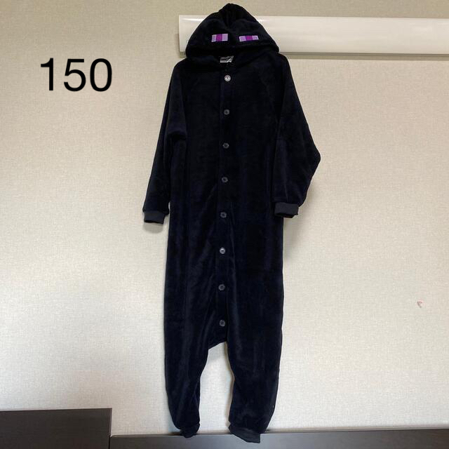 しまむら(シマムラ)の新品　150 エンダーマン 着ぐるみ キッズ/ベビー/マタニティのキッズ服男の子用(90cm~)(パジャマ)の商品写真