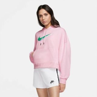 ナイキ(NIKE)の【美品】NIKE アイコンクラッシュパーカー✨スポーツ ショート丈 フーディー(パーカー)