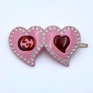 美品・定価5万7千】グッチ GUCCI ヘアピン ヘアクリップ バレッタ-