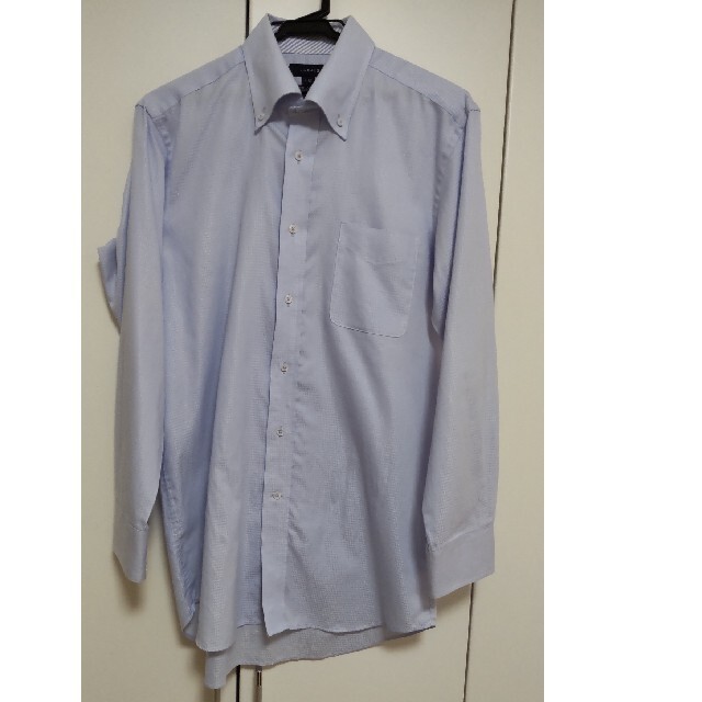 TAKA-Q(タカキュー)のタカキュー　長袖Ｙシャツ　ブルー　L　ノンアイロン メンズのトップス(シャツ)の商品写真