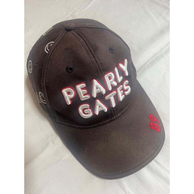 PEARLY GATES(パーリーゲイツ)のパーリーゲイツ　ゴルフキャップ　ニコちゃん メンズの帽子(キャップ)の商品写真