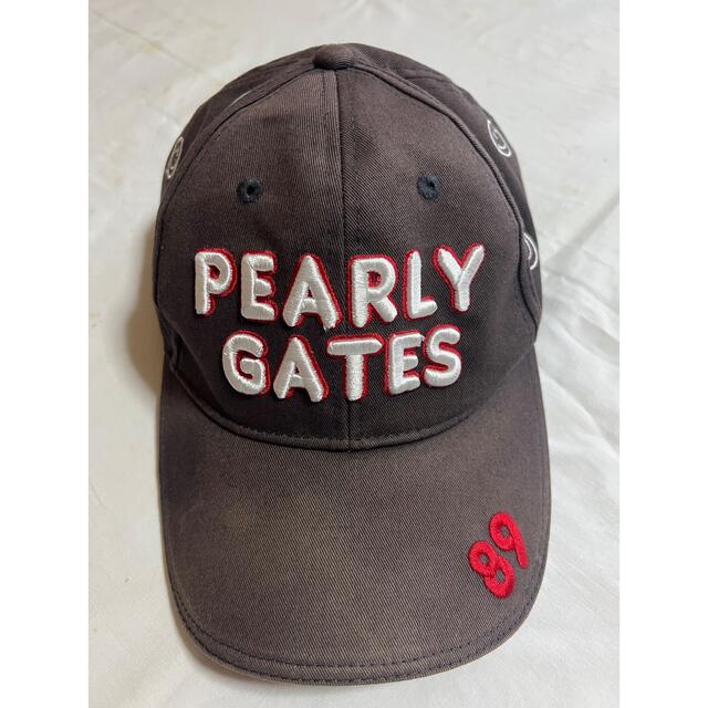 PEARLY GATES(パーリーゲイツ)のパーリーゲイツ　ゴルフキャップ　ニコちゃん メンズの帽子(キャップ)の商品写真