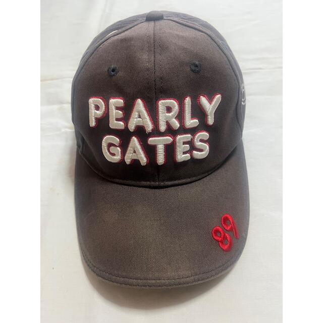 PEARLY GATES(パーリーゲイツ)のパーリーゲイツ　ゴルフキャップ　ニコちゃん メンズの帽子(キャップ)の商品写真