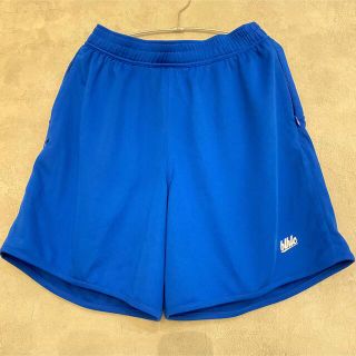 【美品】ballaholic basic zip shorts M 青(バスケットボール)