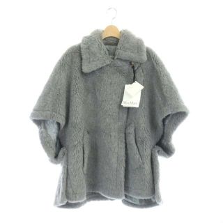 マックスマーラ(Max Mara)のマックスマーラ TEBE テディベア ケープ ポンチョ コート ジャケット(ポンチョ)