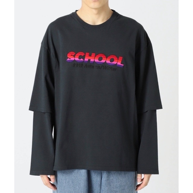 dairiku 別注 school embroidery vintage T | tradexautomotive.com