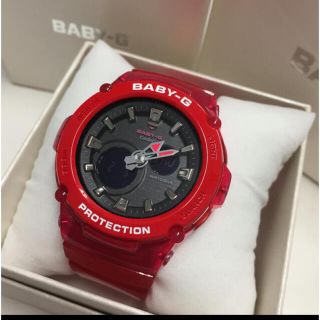 ベビージー(Baby-G)の未使用　CASIO  Baby-G BGA-270S レッド　(腕時計)