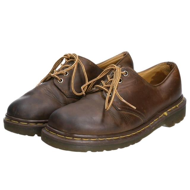 ドクターマーチン Dr.Martens 4ホールシューズ 英国製 UK6 レディース24.5cm /saa0085044ホールシューズ素材