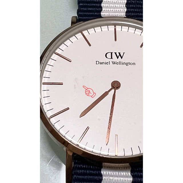 Daniel Wellington(ダニエルウェリントン)の電池交換したて！ダニウェルウェリントン ローズゴールド 時計 35mm レディースのファッション小物(腕時計)の商品写真