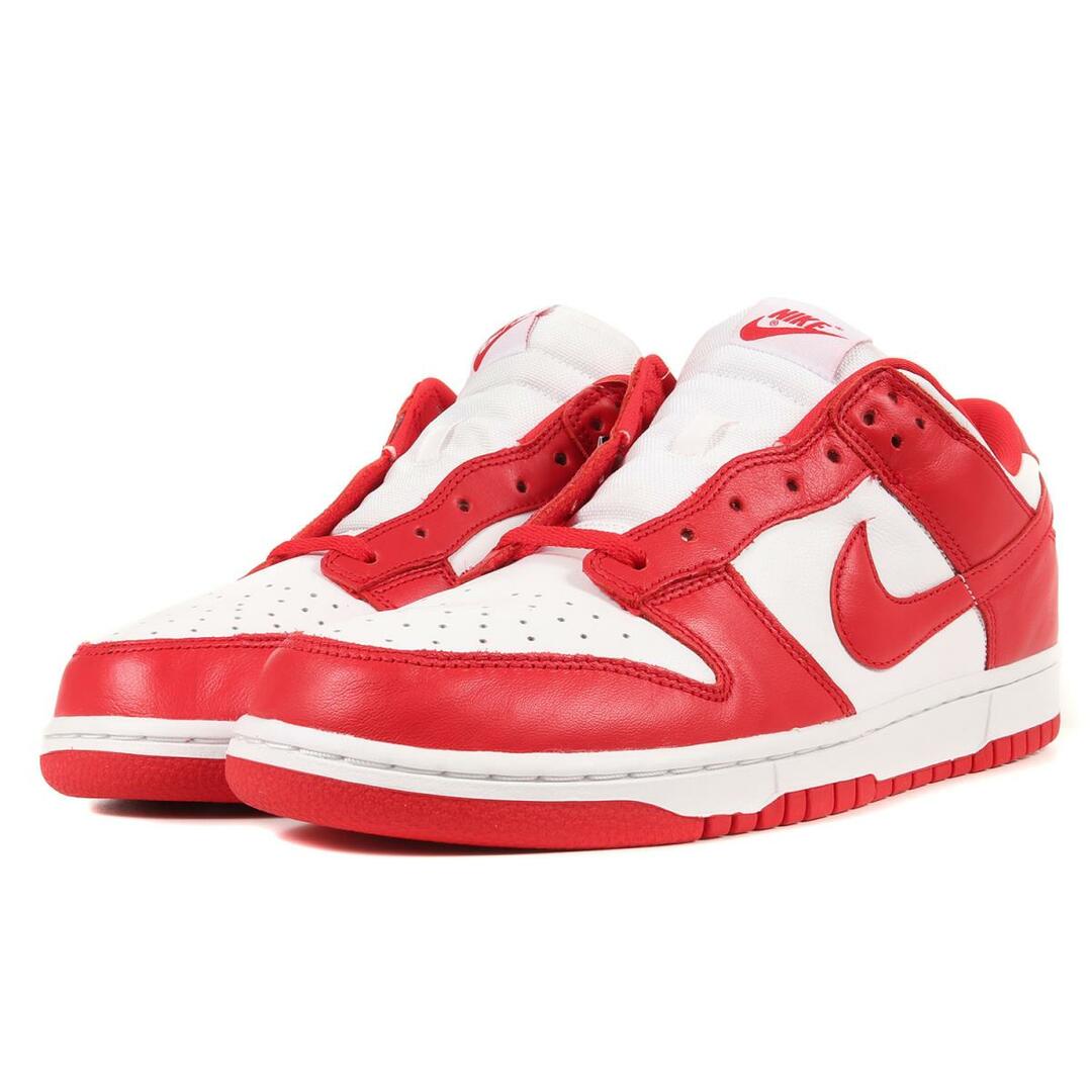 NIKE ナイキ スニーカー サイズ:26.5cm DUNK LOW SP セント・ジョーンズ大学 (CU1727-100) 2020年 ダンク ロー ホワイト ユニバーシティレッド 白赤 US8.5 シューズ 靴【メンズ】【美品】