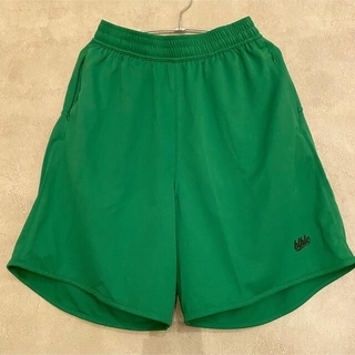 【美品】ballaholic basic zip shorts M 緑(バスケットボール)