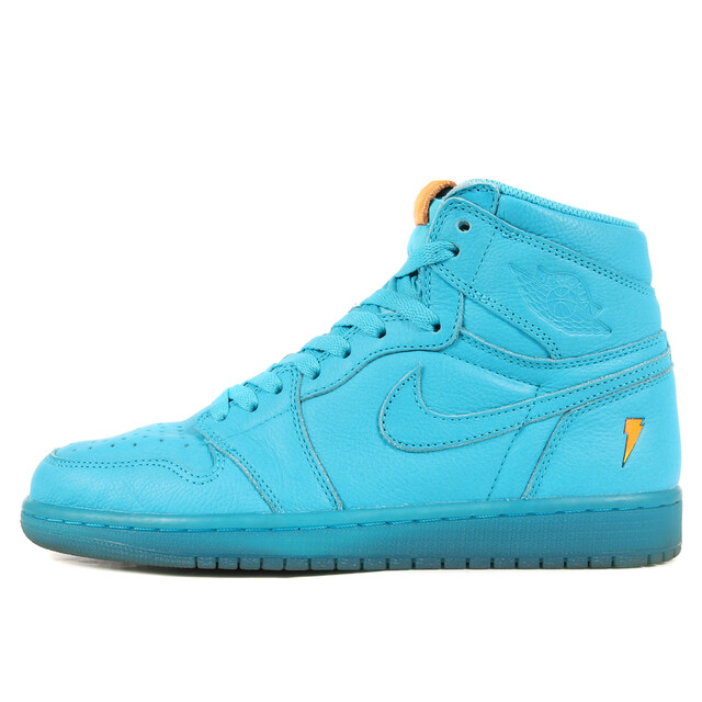 NIKE(ナイキ)のNIKE ナイキ AIR JORDAN 1 RETRO HIGH OG G8RD GATORADE BLUE (AJ5997-455) ゲータレード コレクション エアジョーダン1 レトロ ハイ OG ブルーラグーン US8(26cm) スニーカー 【メンズ】【中古】【美品】【R006】 メンズの靴/シューズ(スニーカー)の商品写真