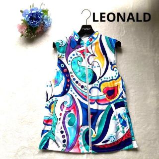 レオナール(LEONARD)の✨美品✨レオナール　M リバーシブルベスト　総柄(ベスト/ジレ)