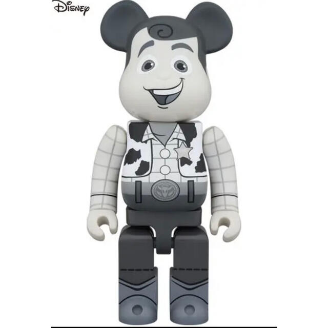 BE＠RBRICK WOODY B&W Ver. 1000％