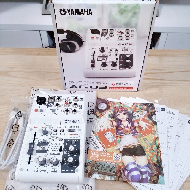 【ほぼ新品】YAMAHA AG03 オーディオインターフェース