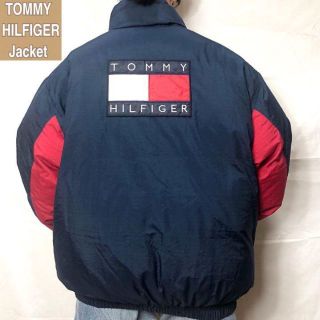 【XL】TOMMY HILFIGER ナイロンジャケット90s トミー