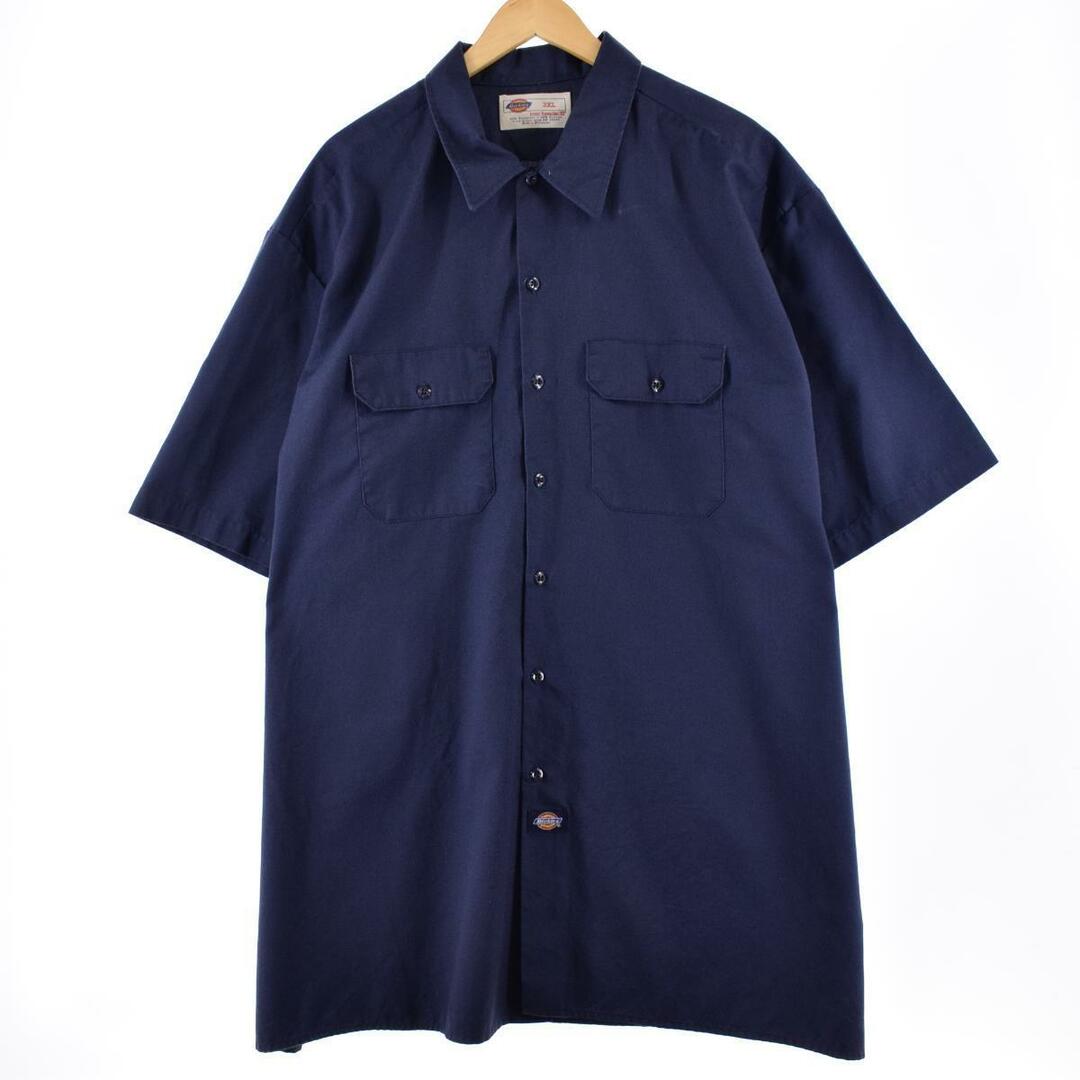 ビッグサイズ ディッキーズ Dickies 半袖 ワークシャツ メンズXXXL /eaa276826