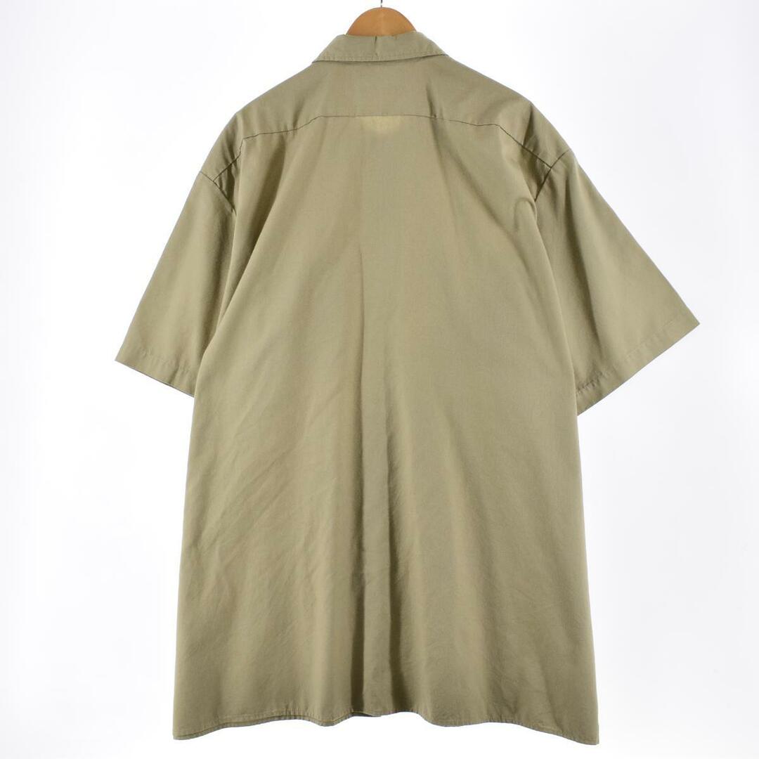 Dickies(ディッキーズ)の古着 ビッグサイズ ディッキーズ Dickies 半袖 ワークシャツ メンズXXXL /eaa276829 メンズのトップス(シャツ)の商品写真