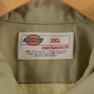 ビッグサイズ ディッキーズ Dickies 半袖 ワークシャツ メンズXXXL /eaa268768