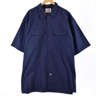 ディッキーズ(Dickies)の古着 ビッグサイズ ディッキーズ Dickies 半袖 ワークシャツ フリーサイズ /eaa276832(シャツ)