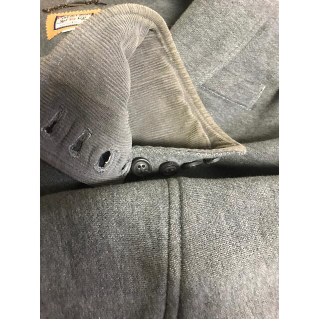 DIESEL(ディーゼル)のdieselディーゼルテーラードジャケット　厚地スエットグレー Lサイズ メンズのジャケット/アウター(テーラードジャケット)の商品写真