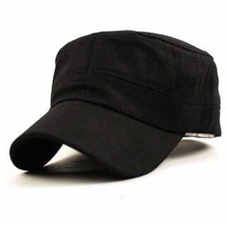 激安！定価3200円！シンプル 帽子 フリーサイズ ブラック(キャップ)