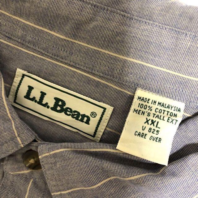 L.L.Bean(エルエルビーン)のエルエルビーン☆ストライプシャツ 古着 ゆるだぼビッグシルエット 90s ay4 メンズのトップス(シャツ)の商品写真