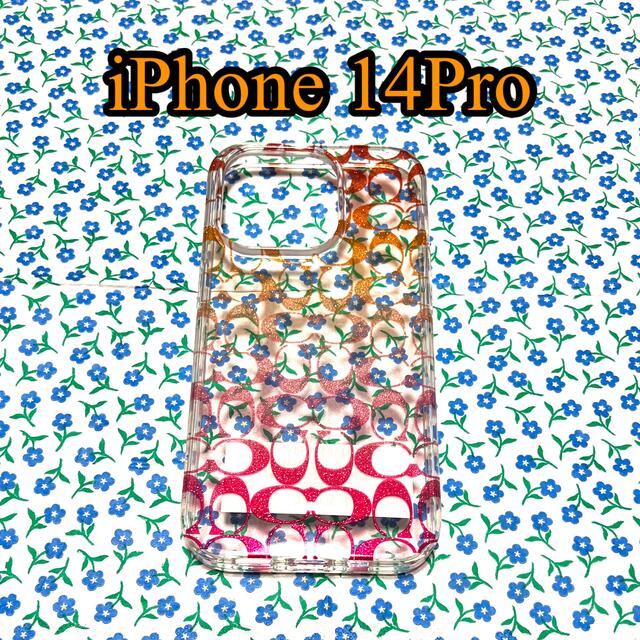 ????【iPhone 14Pro】COACH クリアケース