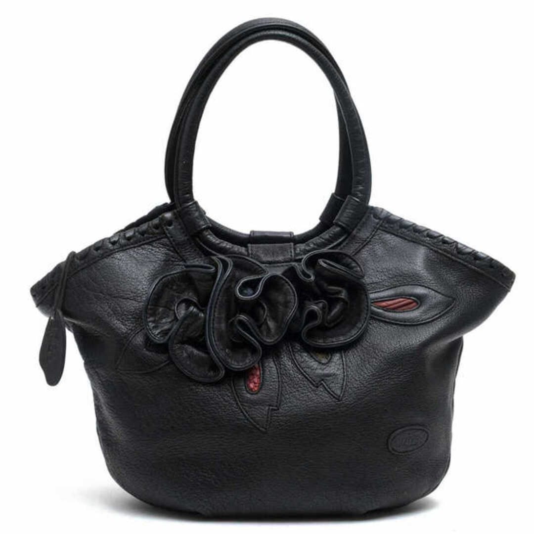 イビサ／IBIZA バッグ ハンドバッグ 鞄 トートバッグ レディース 女性 女性用レザー 革 本革 ブラック 黒
