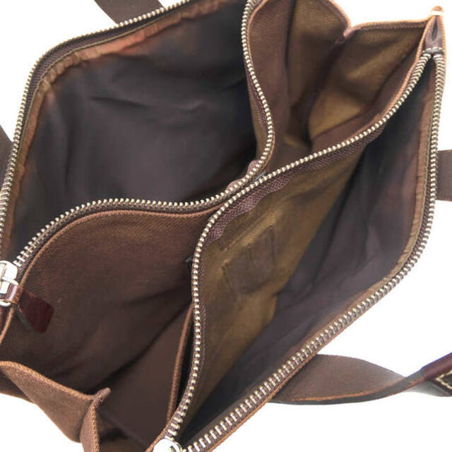 ステファノマーノ／STEFANO MANO バッグ ブリーフケース ビジネスバッグ 鞄 ビジネス メンズ 男性 男性用コットン 綿 キャンバス レザー 革 ブラウン 茶 8