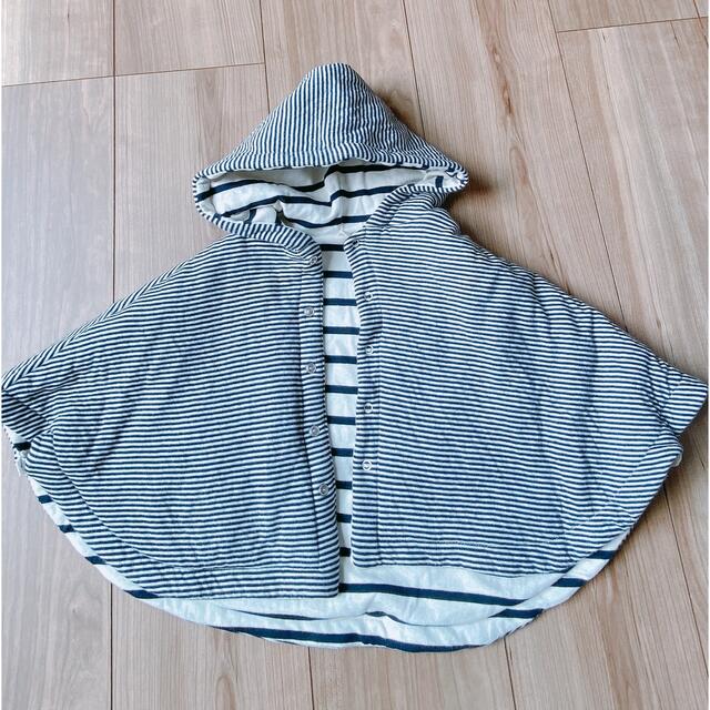 PETIT BATEAU(プチバトー)のプチバトー　ポンチョ キッズ/ベビー/マタニティのベビー服(~85cm)(カーディガン/ボレロ)の商品写真