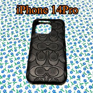 コーチ(COACH)の🌈【iPhone 14Pro】COACH スリムレザーケース(iPhoneケース)