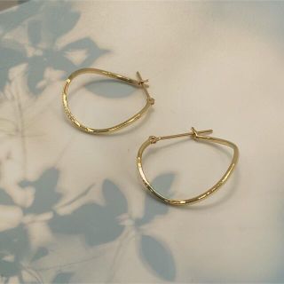 プラチナ Pt パイプフープ ピアス 1ペア 18金 18k K18 cpv.com.br