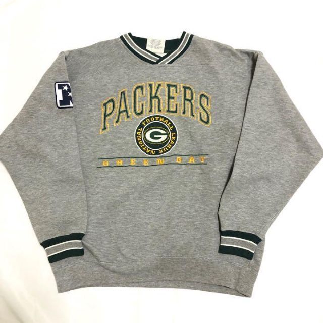 NFL☆スウェット  ゆるだぼ 90s デカロゴ 刺繍ロゴ USA製 q47