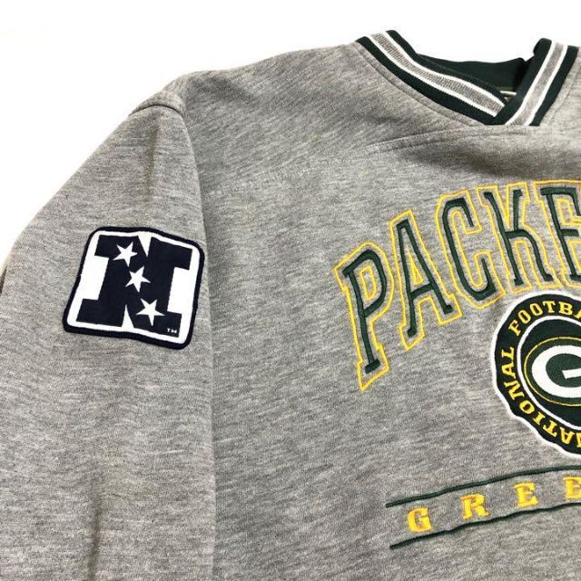 NFL☆スウェット  ゆるだぼ 90s デカロゴ 刺繍ロゴ USA製 q47