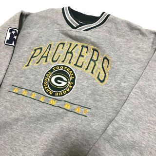 Lee - NFL☆スウェット トレーナー 古着 ゆるだぼ90sデカロゴ刺繍ロゴ