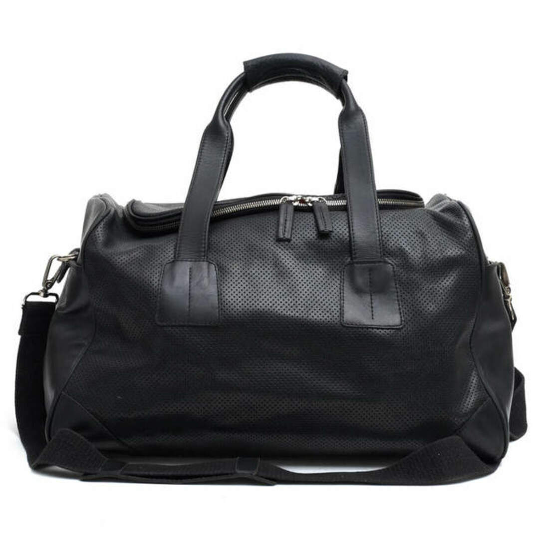 ビルアンバーグ／Bill Amberg バッグ ボストンバッグ 鞄 旅行鞄 メンズ 男性 男性用レザー 革 本革 ブラック 黒  パンチングレザー 2WAY ショルダーバッグバッグ