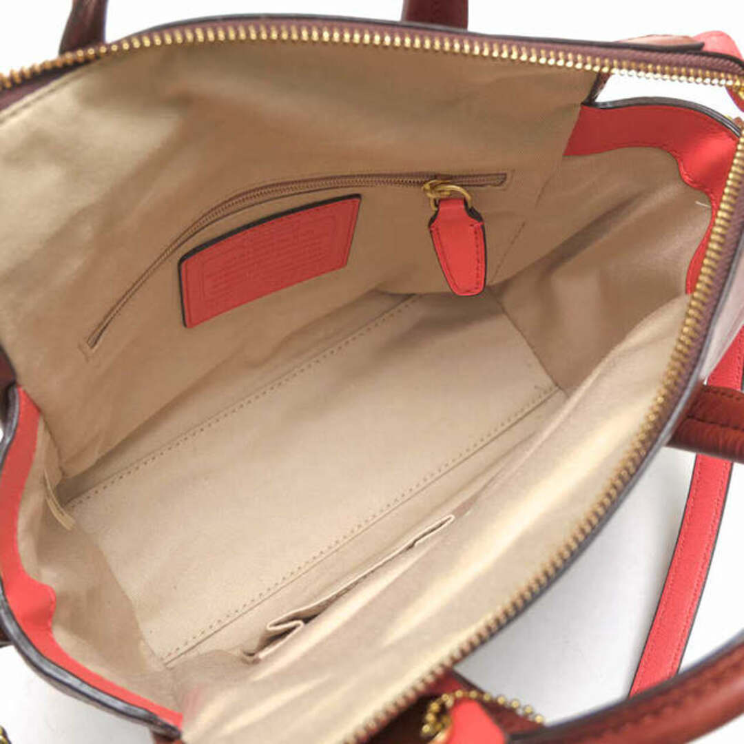 コーチ/COACH バッグ ハンドバッグ 鞄 トートバッグ レディース 女性 女性用レザー 革 本革 ブラウン 茶 F28042 ブリーカー ミニ ライリー キャリーオール 2WAY ショルダーバッグ