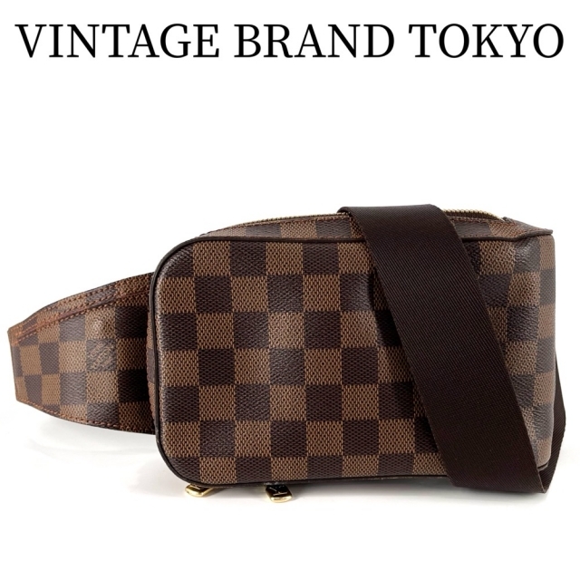 LOUIS VUITTON(ルイヴィトン)のLOUIS VUITTON ルイヴィトン ボディバッグ ダミエ ジェロニモス ショルダーバッグ ウエストポーチ ブラウン 茶 かばん 鞄 N51994    ゴールド金具 メンズ 人気【中古品】 メンズのバッグ(ボディーバッグ)の商品写真